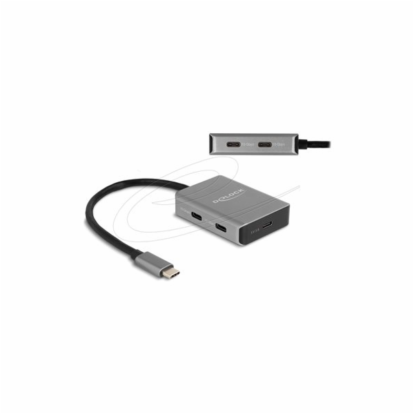 Delock&nbsp;-&nbsp;Rozbocovac&nbsp;-&nbsp;10&nbsp;Gbps,&nbsp;s&nbsp;konektorem&nbsp;USB-C&nbsp;-&nbsp;4&nbsp;x&nbsp;U...