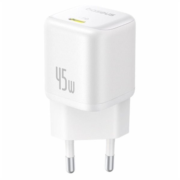 Nabíječka do sítě Baseus PicoGo 45W, 1xUSB-C bílá