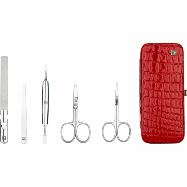 Zwilling Maniküre Pediküre Set 5tlg. mit Nagelschere, Leder