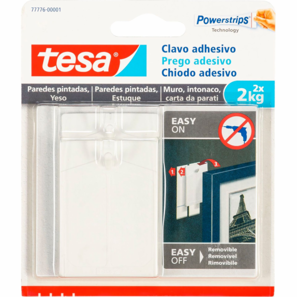 Tesa Adhesive Nail 2kg 2 pcs.  77776 for Wallpaper &amp; ...