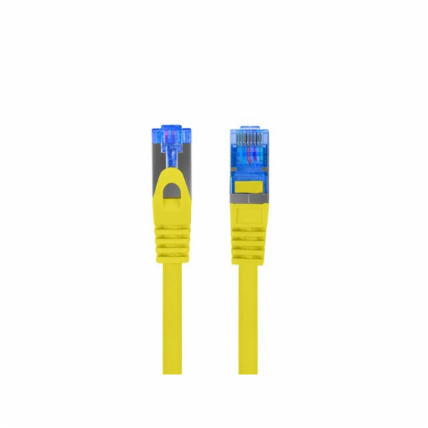 LANBERG PATCHCORD CAT.6A S/FTP LSZH CCA 1M ŽLUTÝ FLUKE PASS