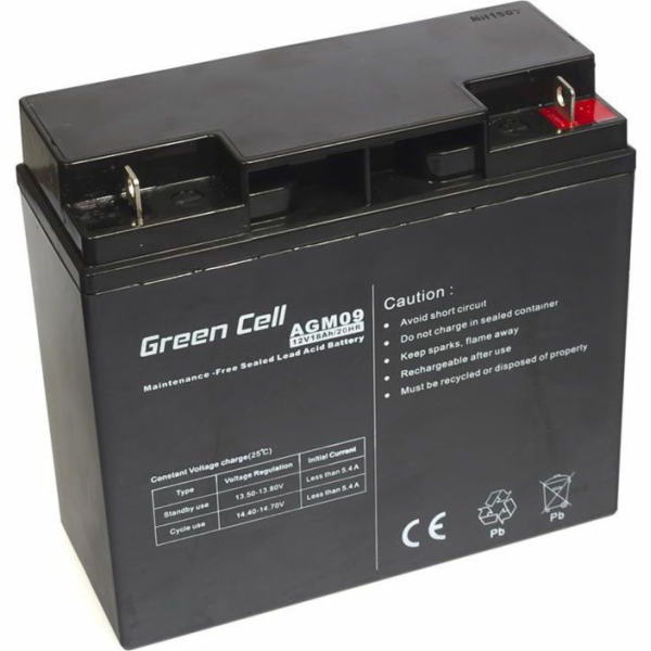 Green Cell Baterie 12V/18Ah (AGM09)