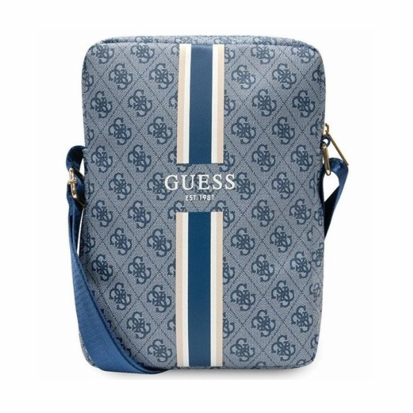 Guess Pouch 10" 4G Stripes Blue Exkluzivní a mimořádně el...