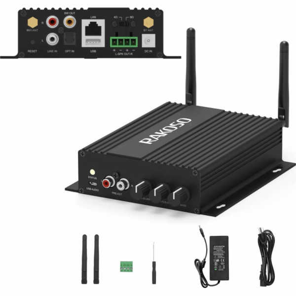 Arylic SA100 Multiroom Streamer s vestavěným zesilovačem