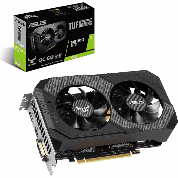 Asus Grafická karta TUF GeForce GTX 1660 Gaming OC 6GB GD...