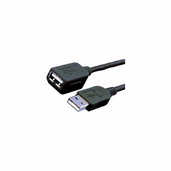 MediaRange Kabel USB-A na USB-A 1,8 m černý (MRCS154)