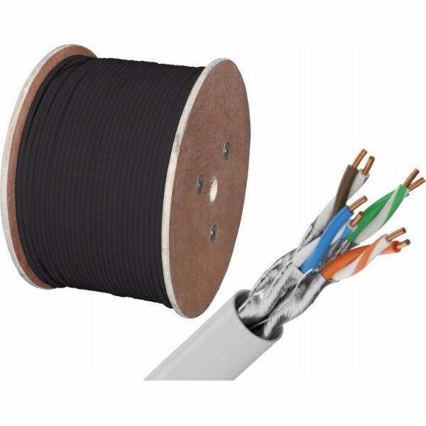 Alantec Kabel U/FTP Cat.6A, venkovní, s gelovou výplní, 4...