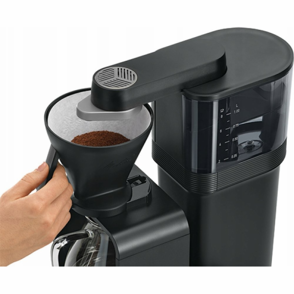 Melitta Kávovar na překapávání Epour v černé a stříbrné b...