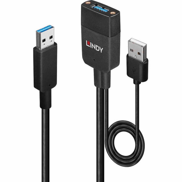 Lindy kabel Lindy Hybridní USB 3.2 Gen 2 Typ A 35m Černý