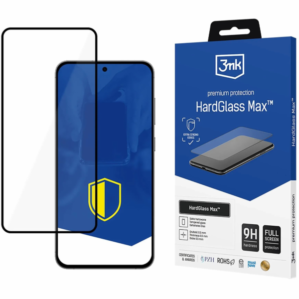 3mk HardGlass MAX Black pro Samsung Galaxy S24 FE