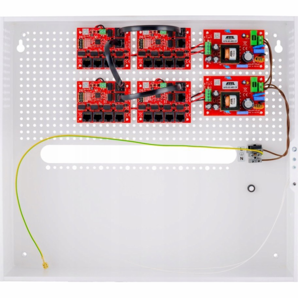 Atte Sada přepínačů pro 17 IP kamer PoE switch 17P+1UP IP...
