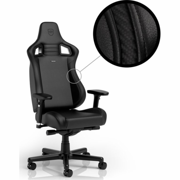 Noblechairs Kompaktní křeslo EPIC - černé/uhlíkové (GAGC-...