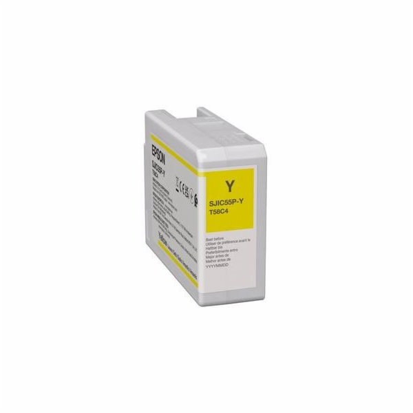 Epson SJIC55(Y): INKOUSTOVÁ KAZETA PRO COLORWORKS CW-D650...