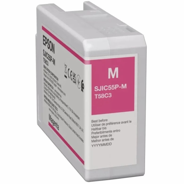 Epson SJIC55(M): INKOUSTOVÁ KAZETA PRO COLORWORKS CW-D650...