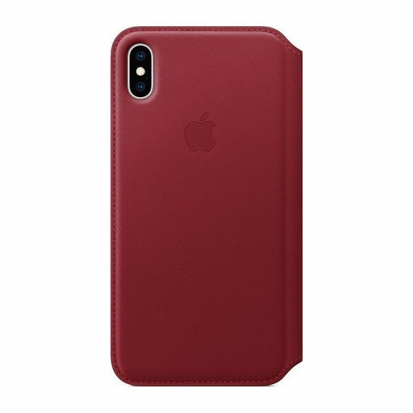 Apple Kožené pouzdro na iPhone XS Max (PRODUKT) ČERVENÉ