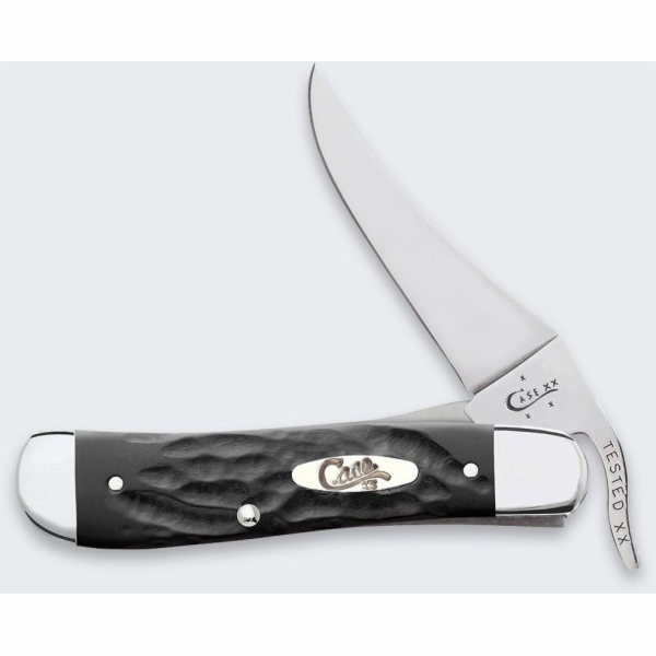 FINCH Skládací nůž Case Jigged Rough Black Russlock SS B
