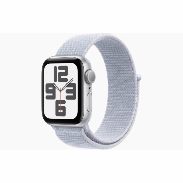 Apple Watch SE GPS 44mm Silver Aluminium Case with Blue C...