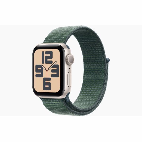 Apple Watch SE GPS 44mm Starlight Aluminium Case with Lak...