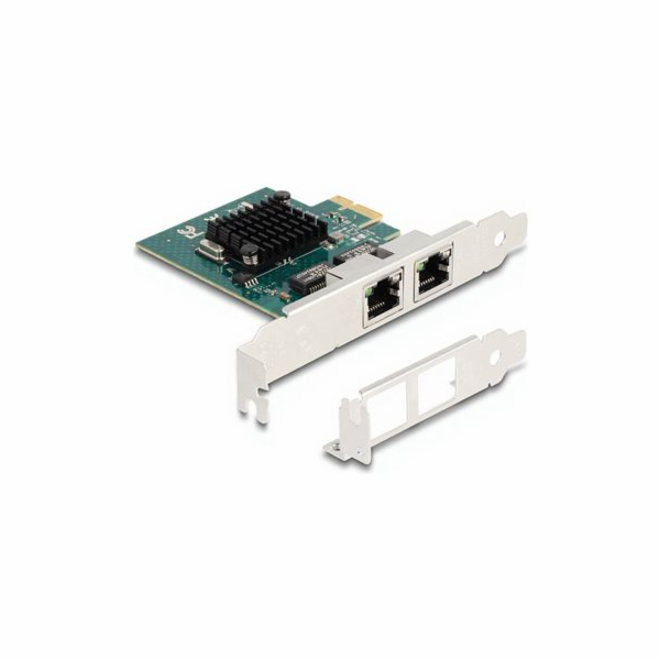 Delock - Sítový adaptér - PCIe 2.0 nízký profil - Gigabit...