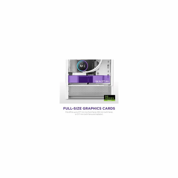 NZXT skříň H3 Flow / microATX / 1x120mm / USB / USB-C / bílá