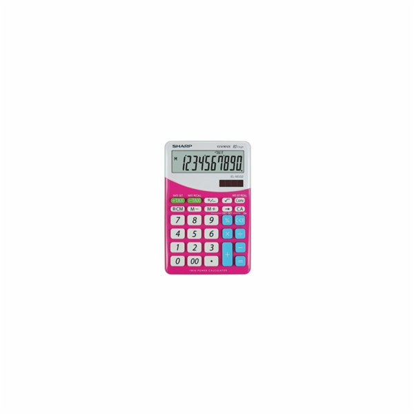 SHARP kalkulačka - EL-M332BPK - růžová