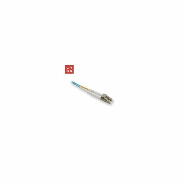 LYNX duplexní patch kabel MM, OM3, LC/LC, 50/125µm, 2m