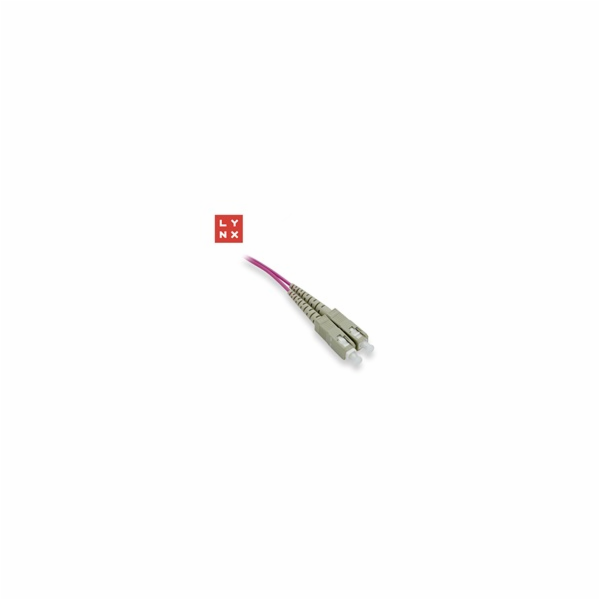 LYNX duplexní patch kabel MM, OM4, SC/SC, 50/125µm, 5m