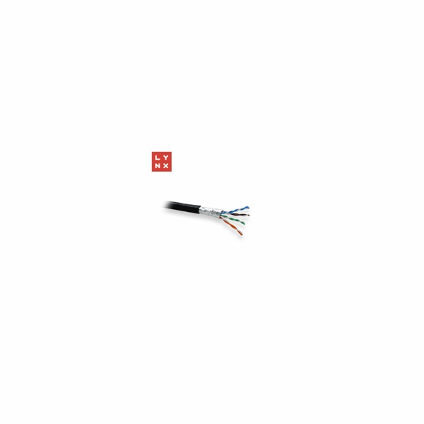 LYNX FTP kabel, Cat5e, PE (Fca), 0,5mm, celoměděný, venko...