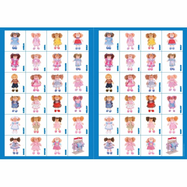 2Kids Toys Papírové pexeso panenky