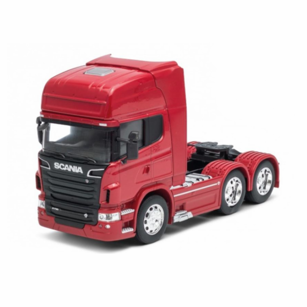 Welly Tahač Scania V8 R730 1:32 červený