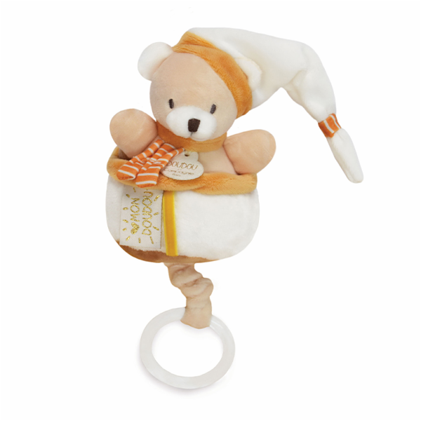 Doudou Plyšová hudební hračka 20 cm medvěd