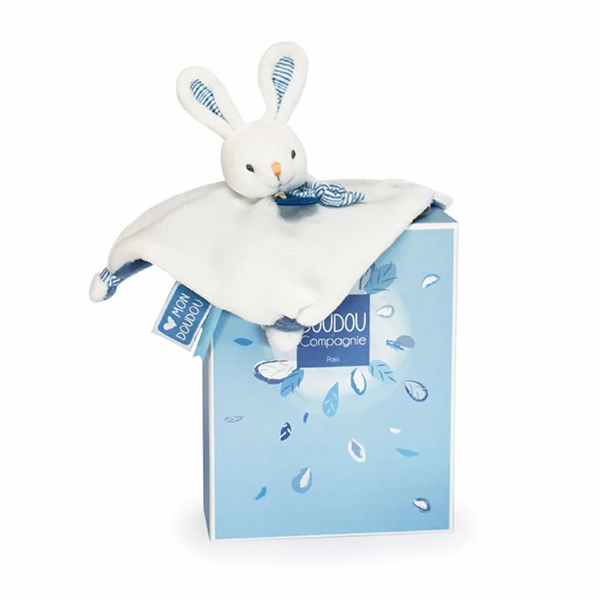 Doudou Plyšová mini hračka muchláček 20 cm králíček