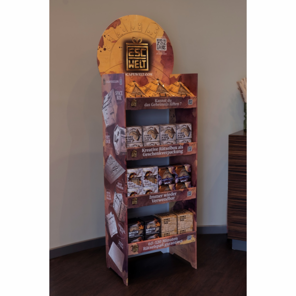 EscapeWelt Kartonový reklamní displej