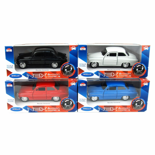 Welly Škoda Octavia 1:34 bílá