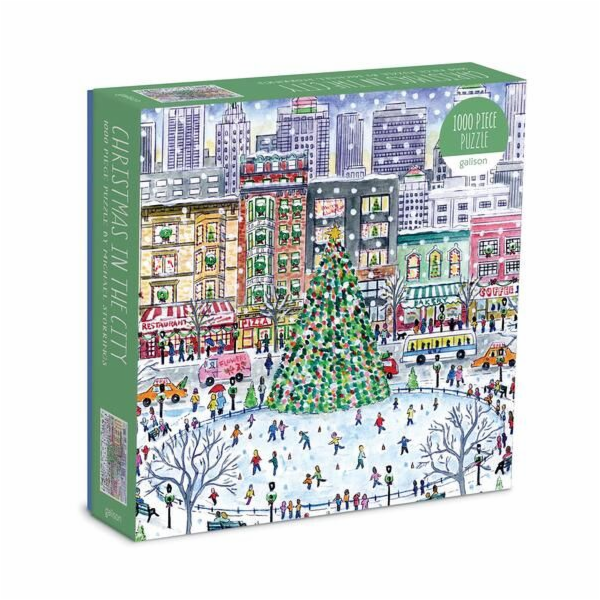 Galison Puzzle Vánoce ve městě 1000 dílků 