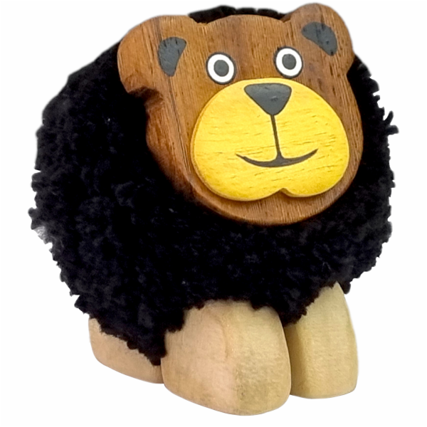 2Kids Toys Dřevěná figurka XL pompon Medvěd