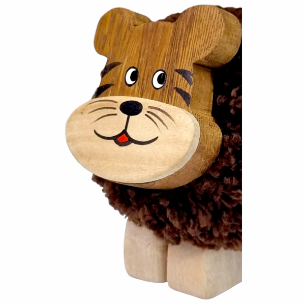 2Kids Toys Dřevěná figurka XL pompon Tygr