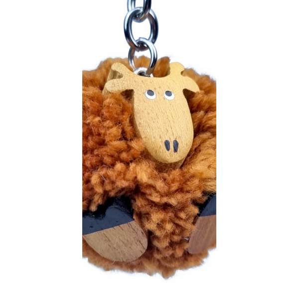 2Kids Toys Dřevěná klíčenka pompon Žirafa