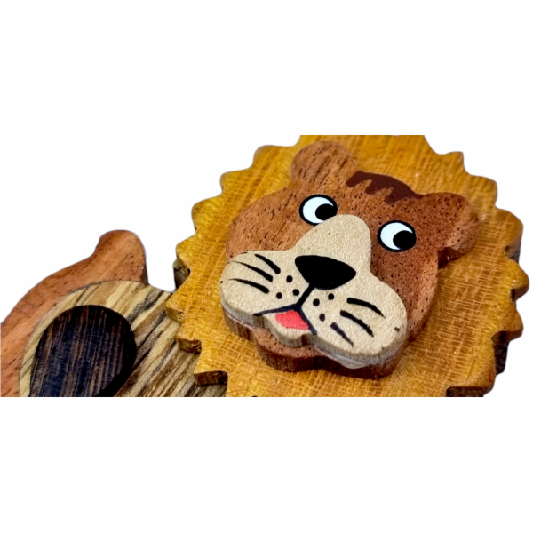 2Kids Toys Dřevěná magnetka velká Lev