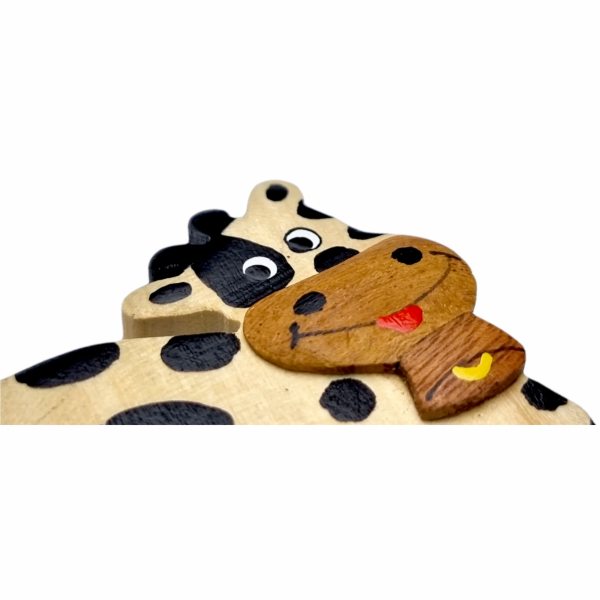 2Kids Toys Dřevěná magnetka velká Kráva
