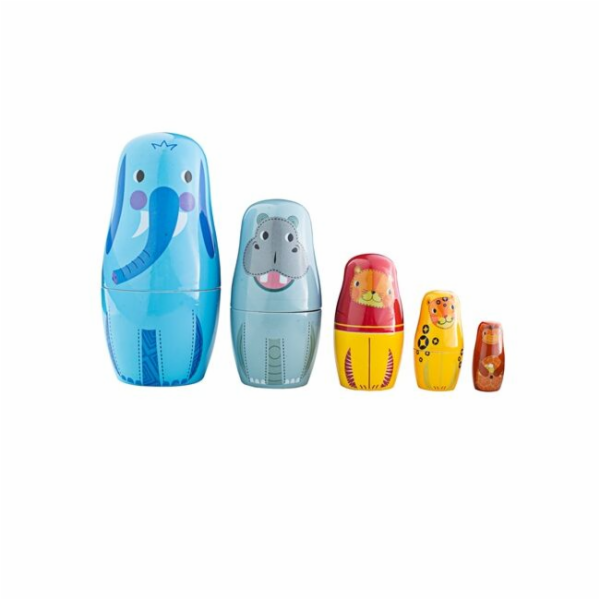 Tidlo Matrjoška zvířátka v džungli