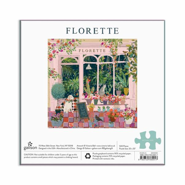 Galison Puzzle Florette 500 dílků