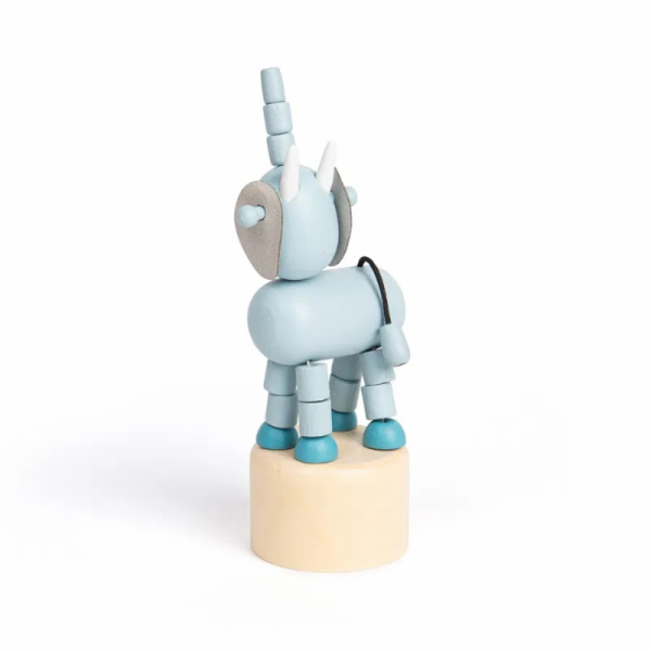 Bigjigs Toys Dřevěná mačkací zvířátka Safari Slon