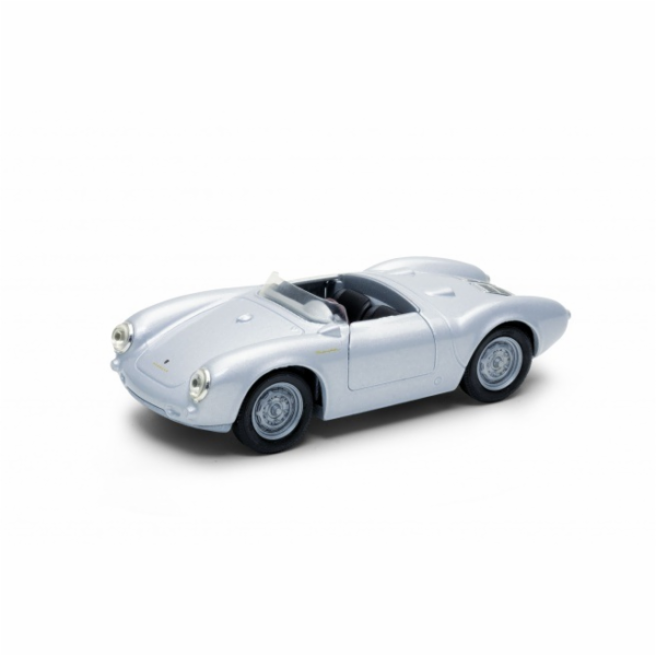 Welly Porsche 550 Spyder 1:34 stříbrné