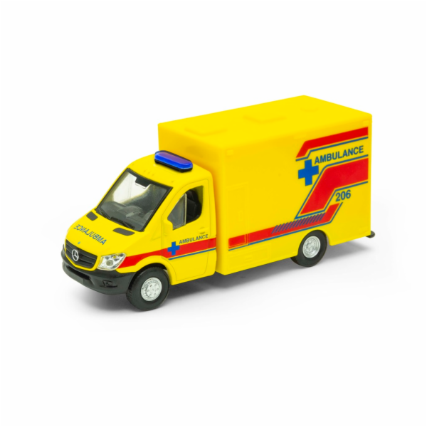 Welly Mercedes-Benz Sprinter AMBULANCE 1:34 žlutý