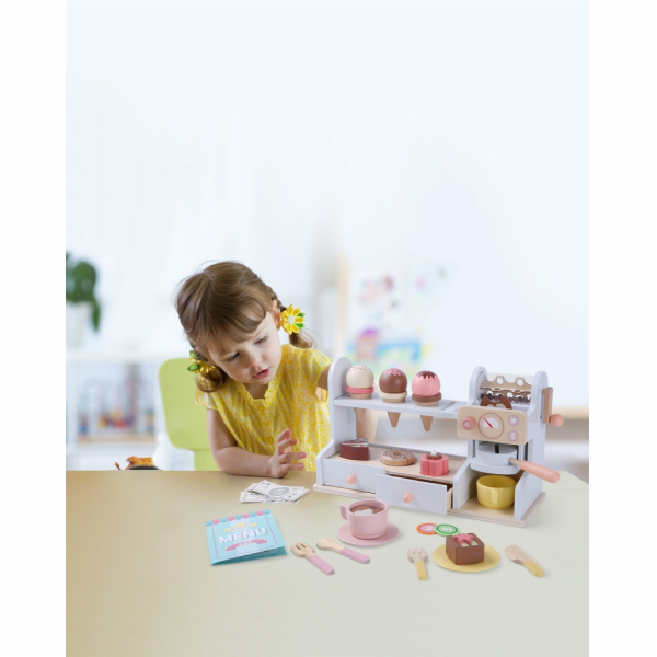 2Kids Toys Dřevěná cukrárna 2 v 1