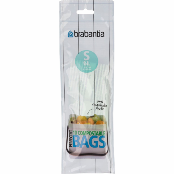 Brabantia PerfectFit sácek kompost. Typ S, 6 L, 10 ks