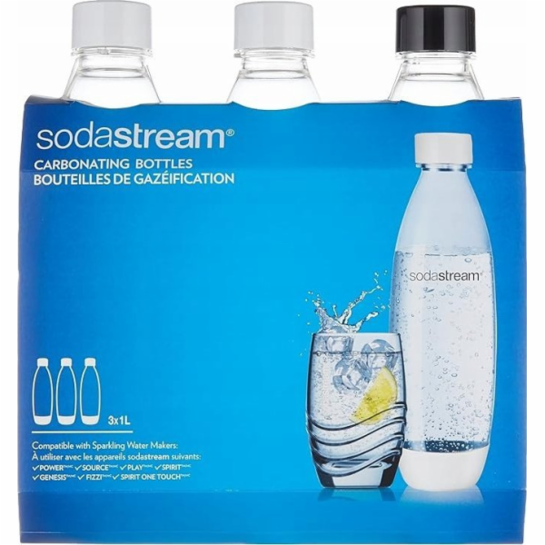 SodaStream láhve, plastové, 3 kusy