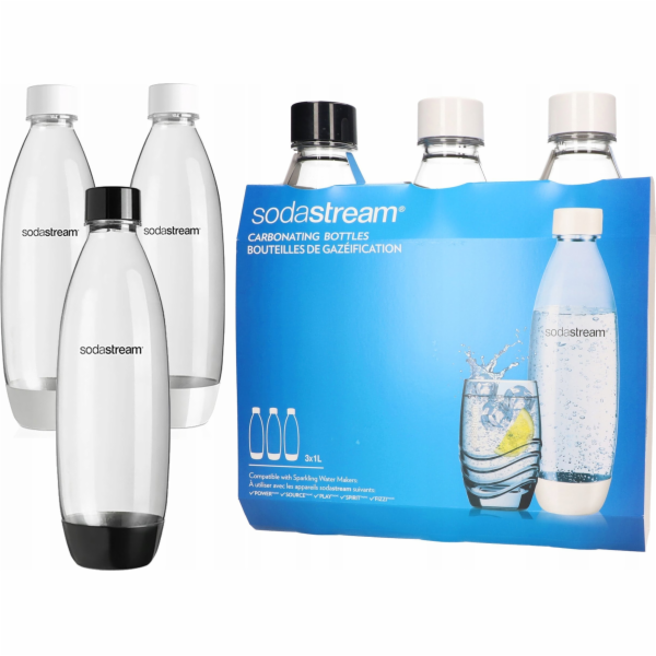 SodaStream láhve, plastové, 3 kusy