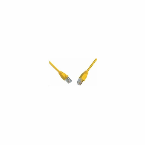Solarix Patch kabel CAT6 SFTP PVC 1m žlutý snag-proof C6-...
